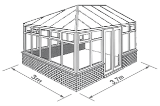 coservatory size