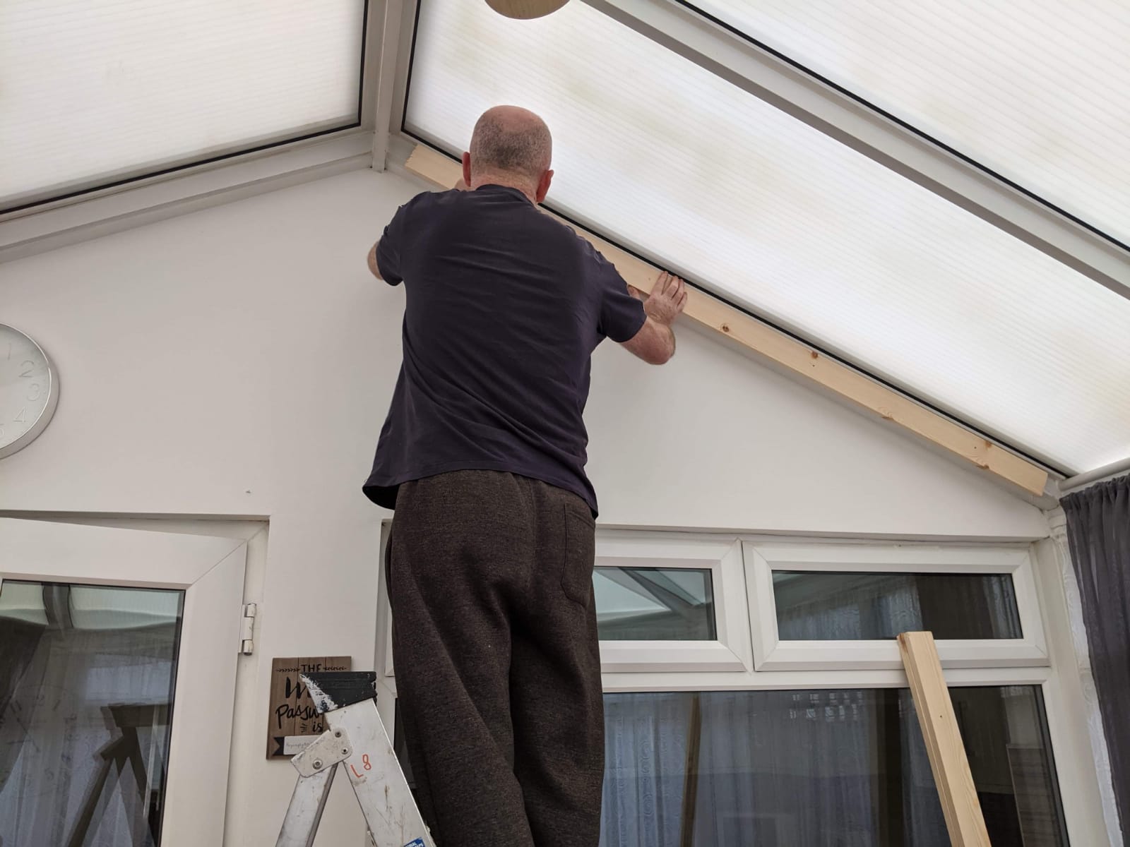 Attaching battens to Conservatory Roof